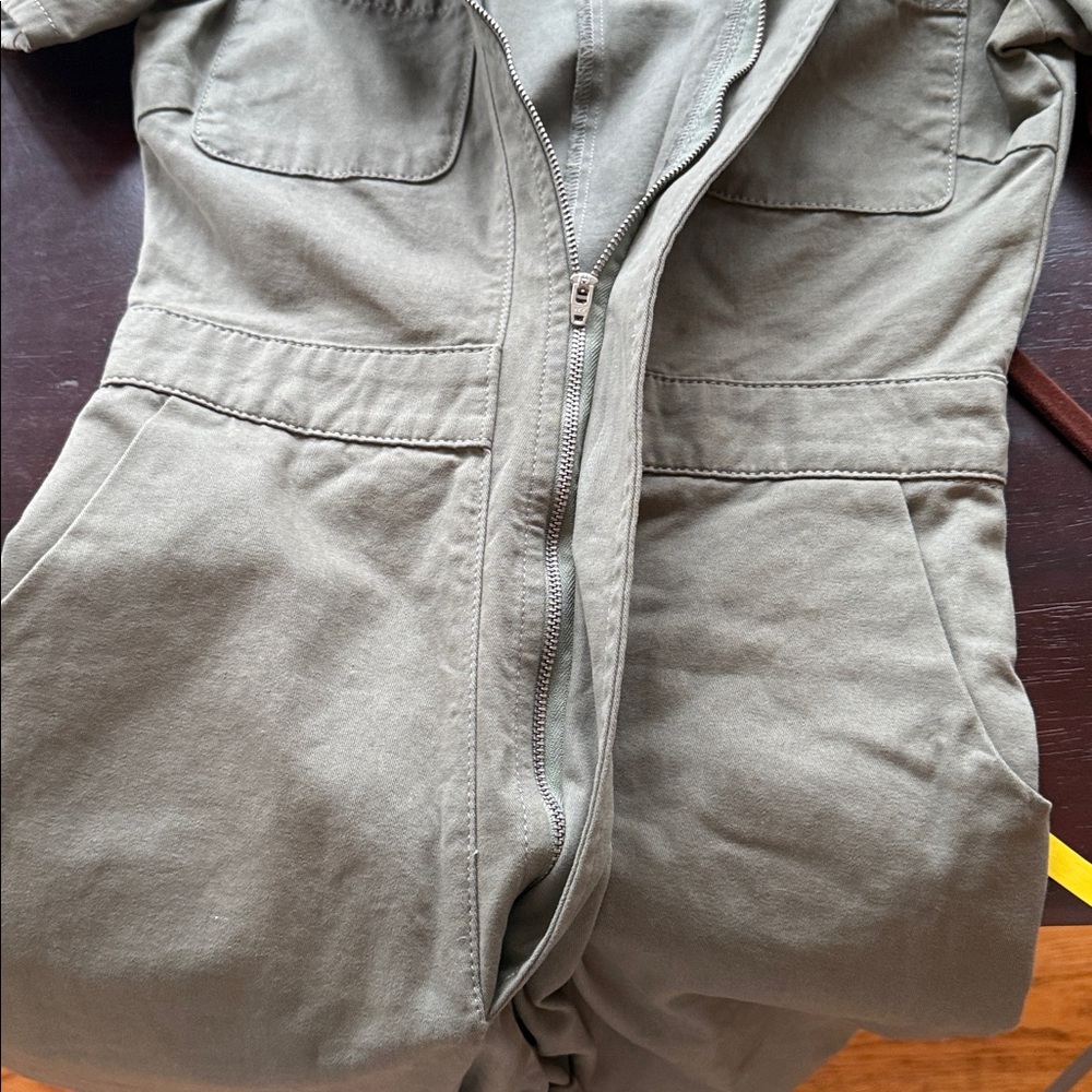 Urban Outfitters Military Green Short Sleeve Jumpsuit - Picture 11 of 12